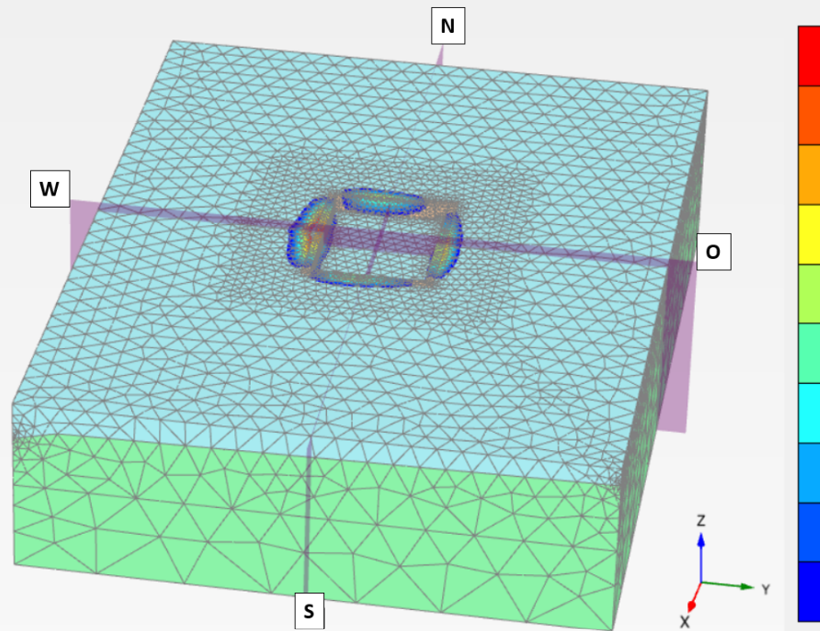 Verformungsanalyse RSS Wand