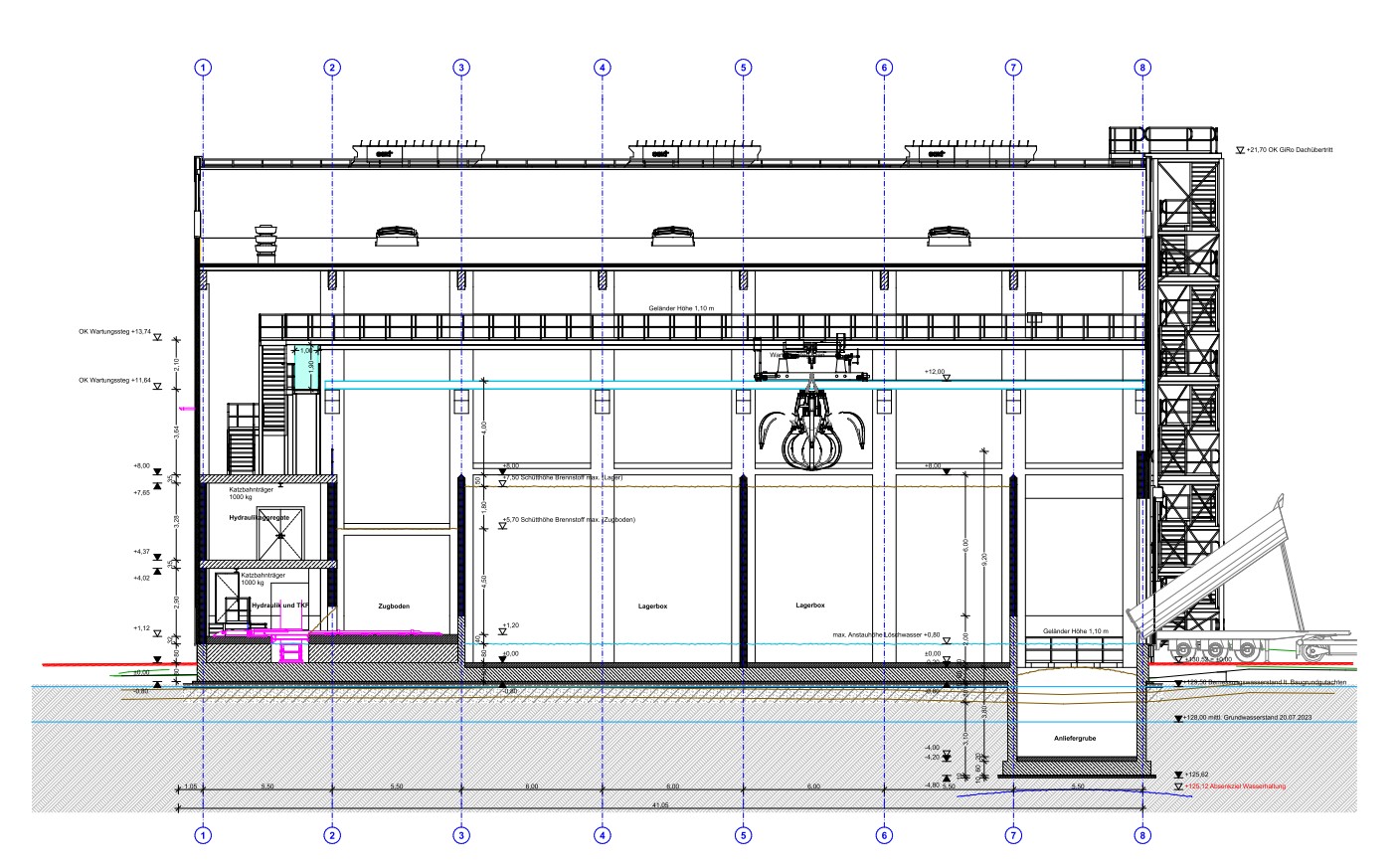 Grundriss Heizkraftwerk