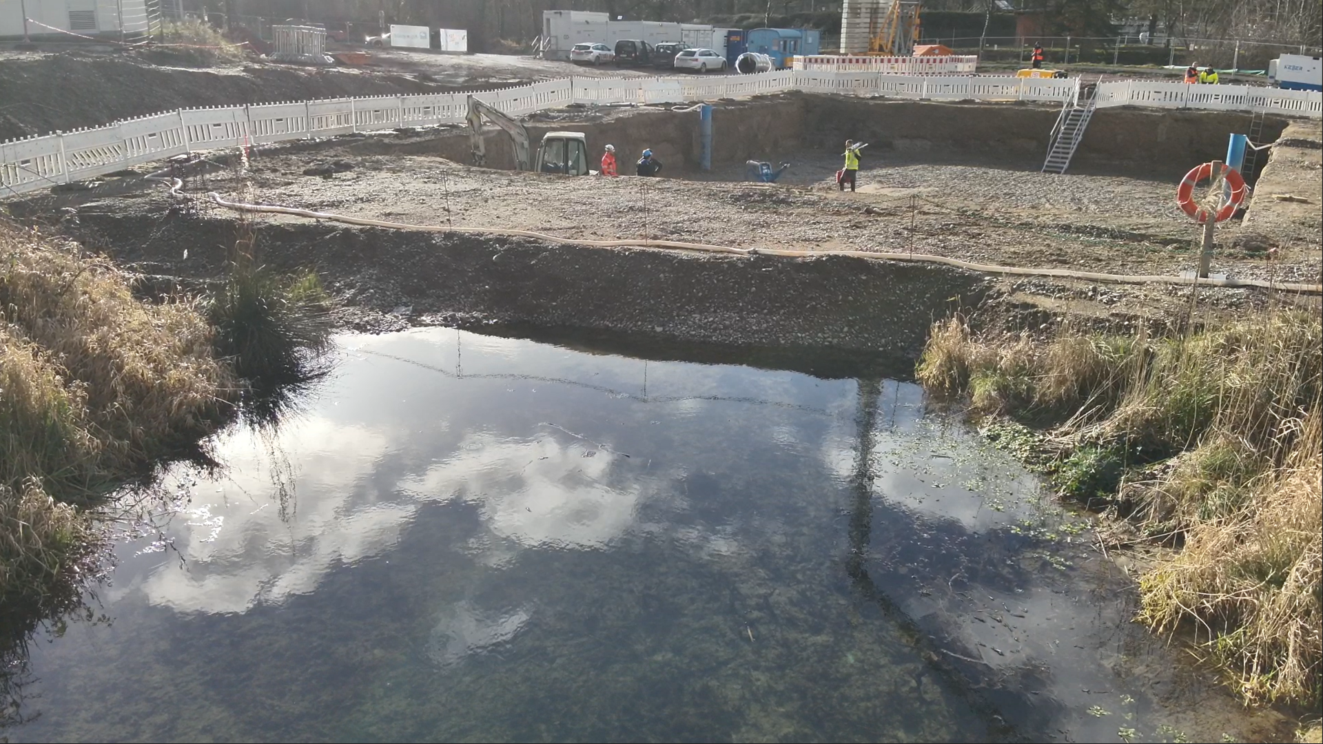 Dichtheit Baugrubd mit RSS-Wand bei anstehendem Wasser