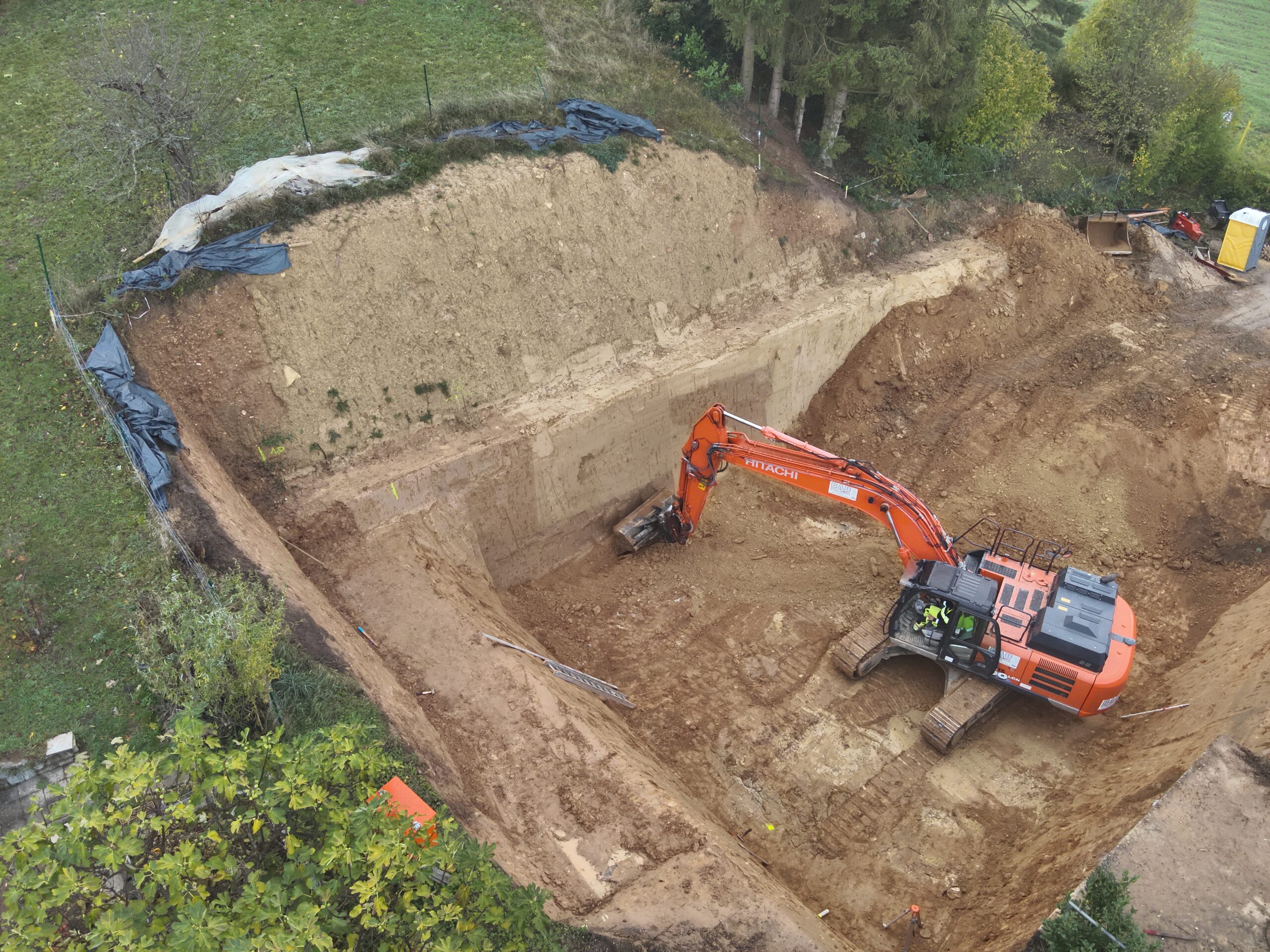 Erddruck auf RSS Wand