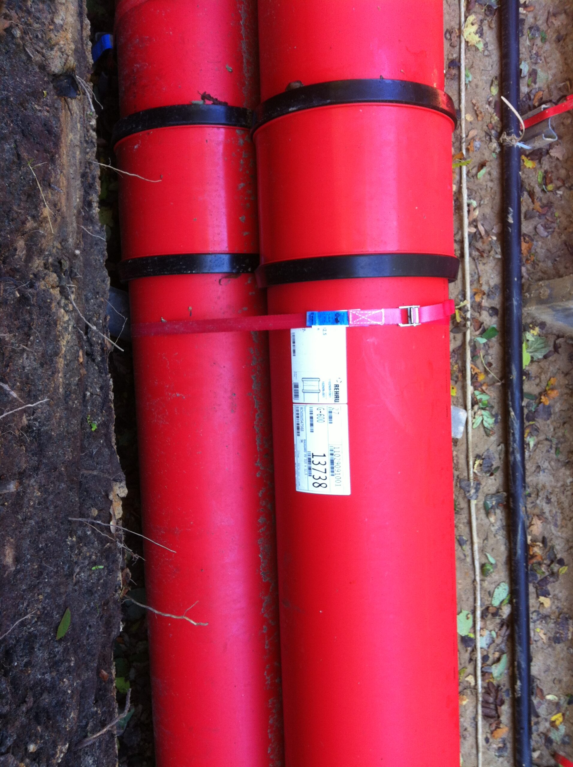 Leerohre 380kV für Flüssigbodeneinsatz