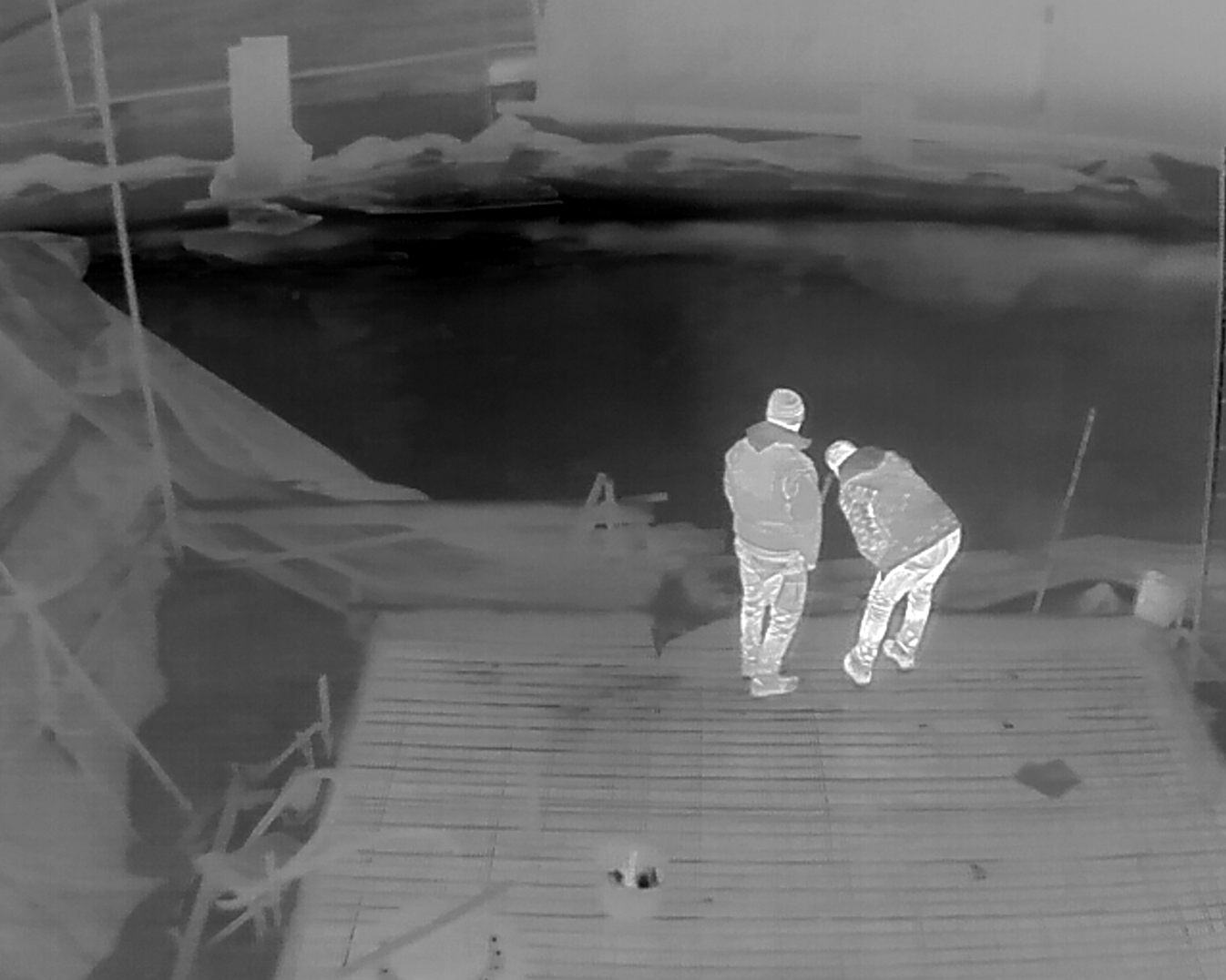 Messung Homogenität RSS-Wand mit Wärmebild