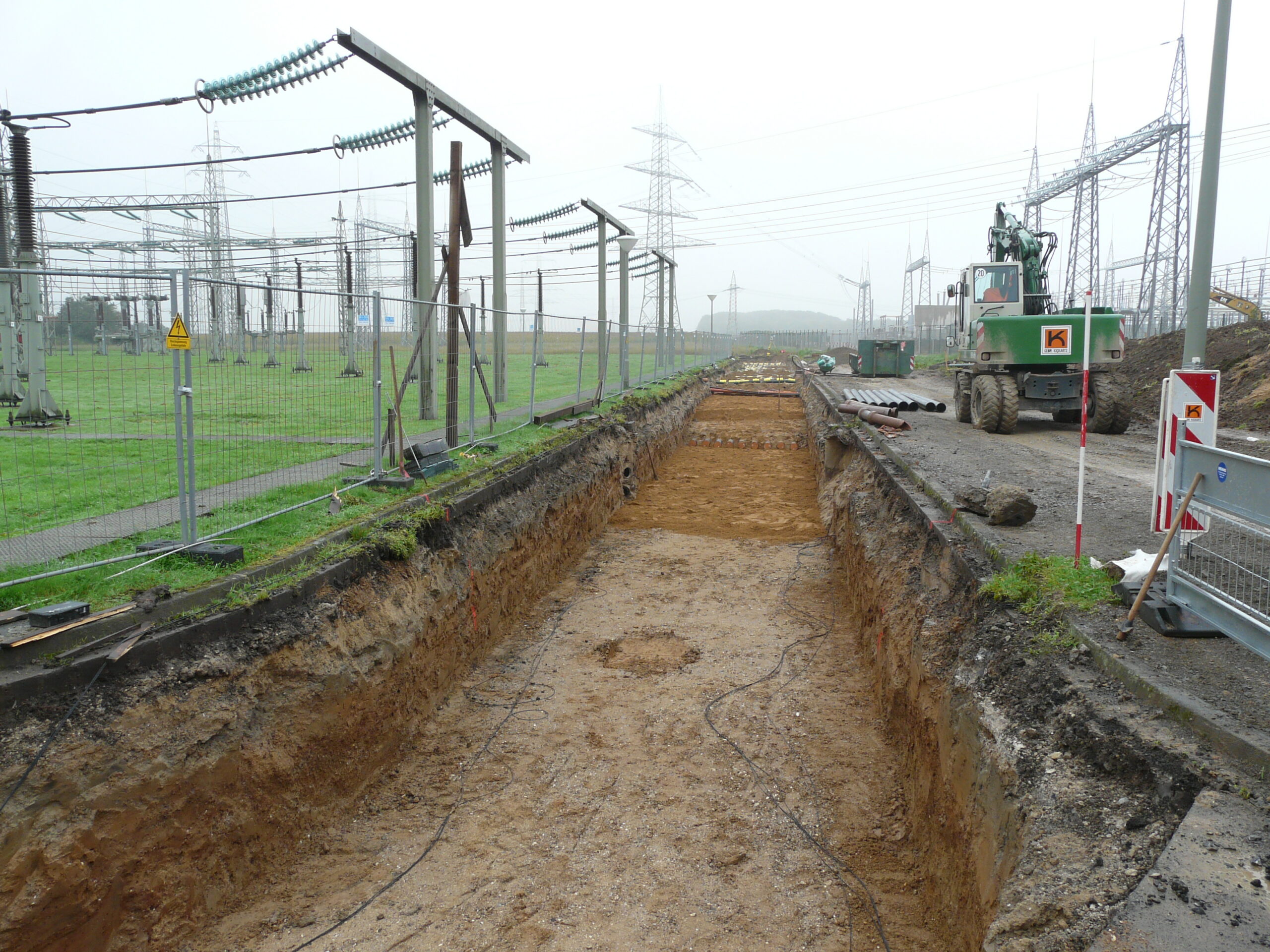 Vorbereitung der Trasse