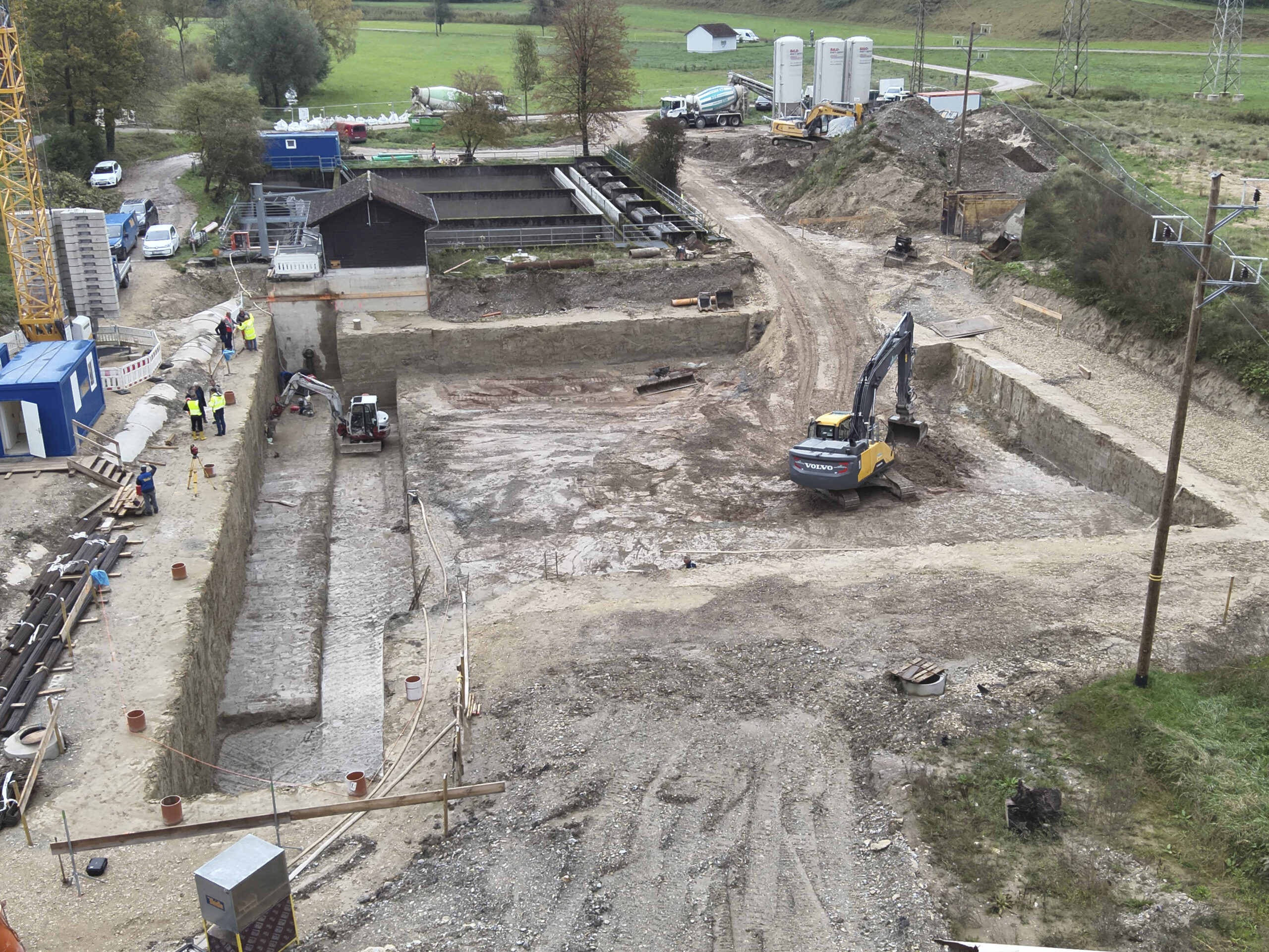 Übersicht RSS Wand und Flüssigbodenbodenplatte