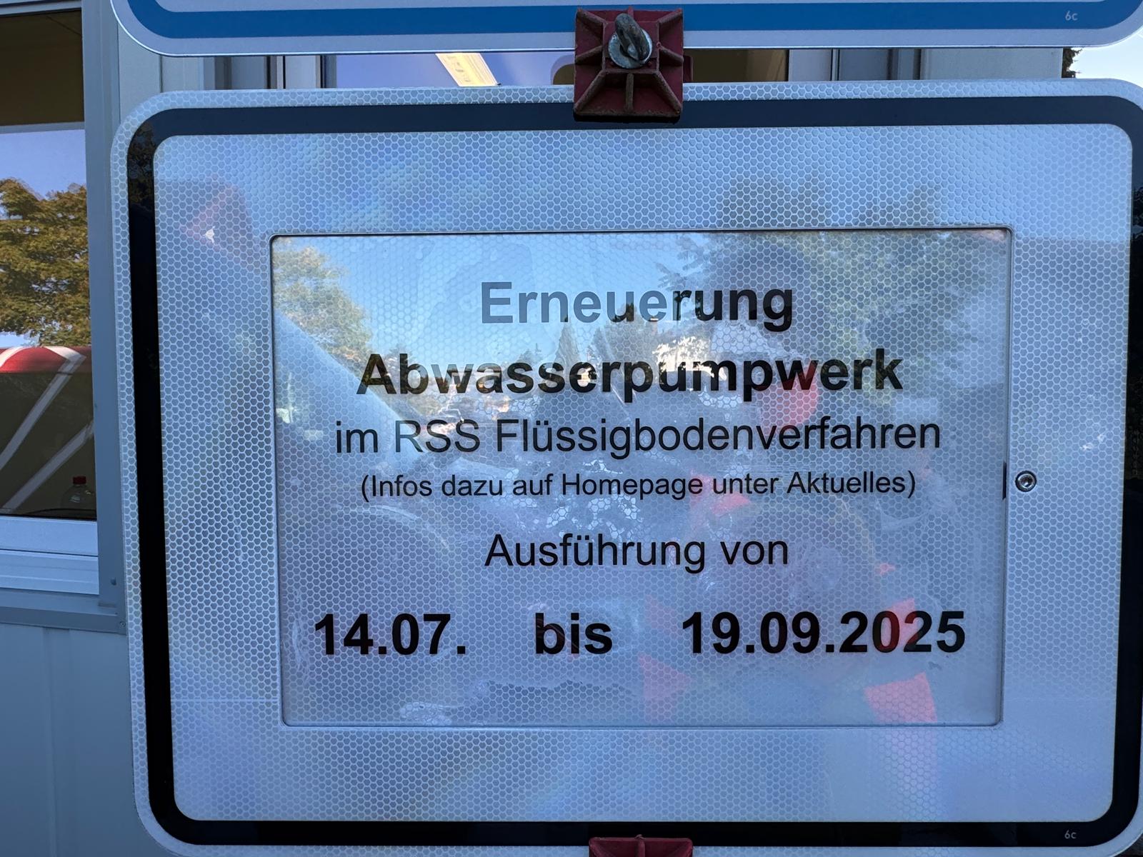 Weitere Herstellung Baugrube innerstädtisch aus Flüssigboden