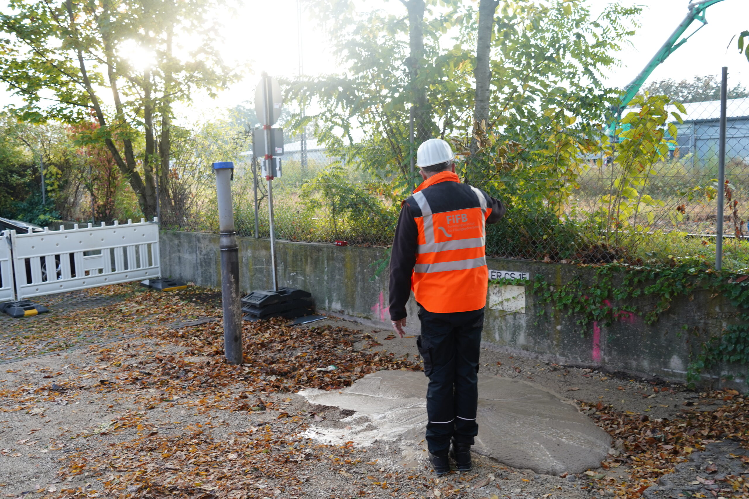 Forschungsinstitut überwacht FLüssigbodeneinsatz