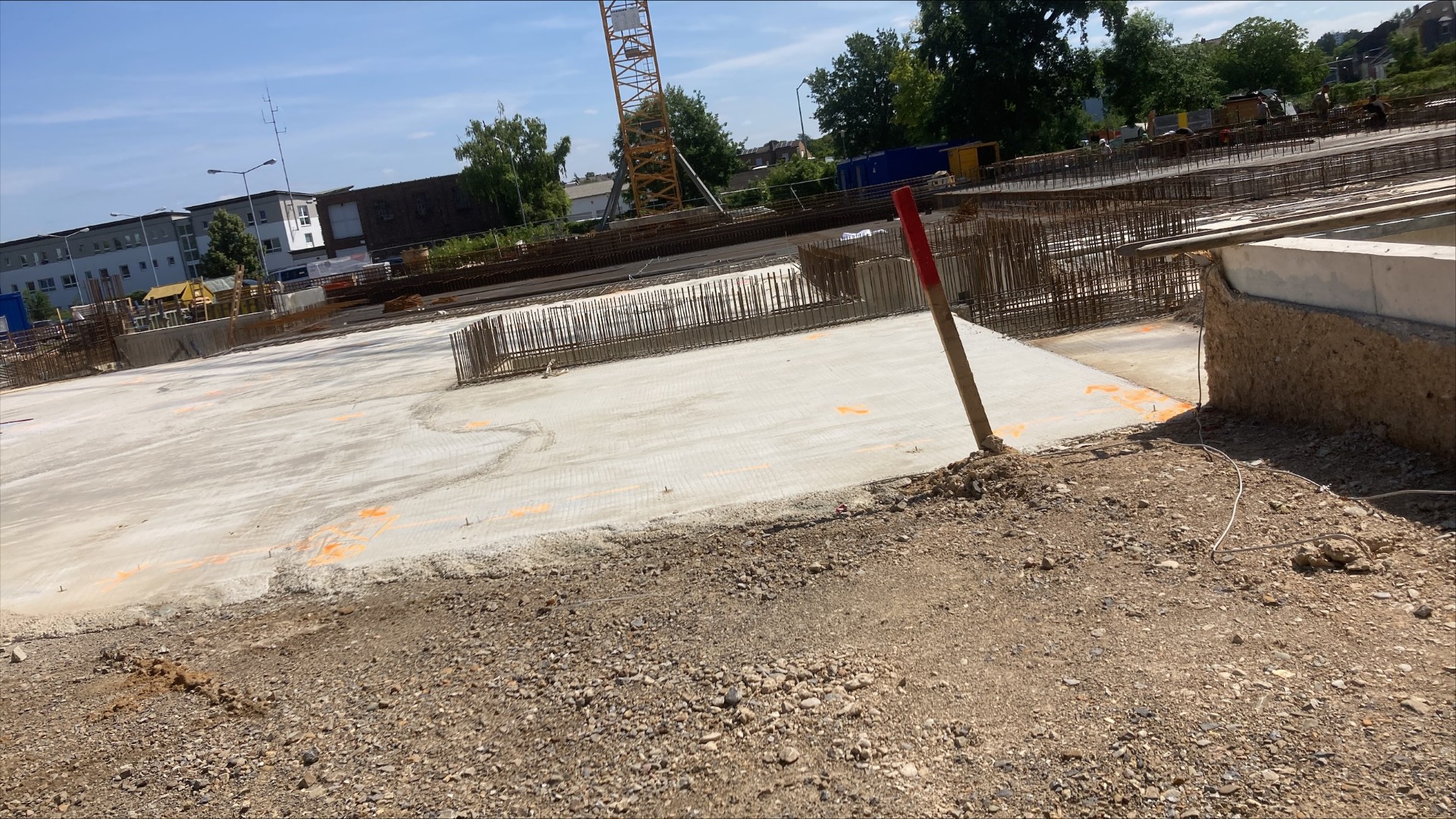 Verlorene Schalung Flüssigboden