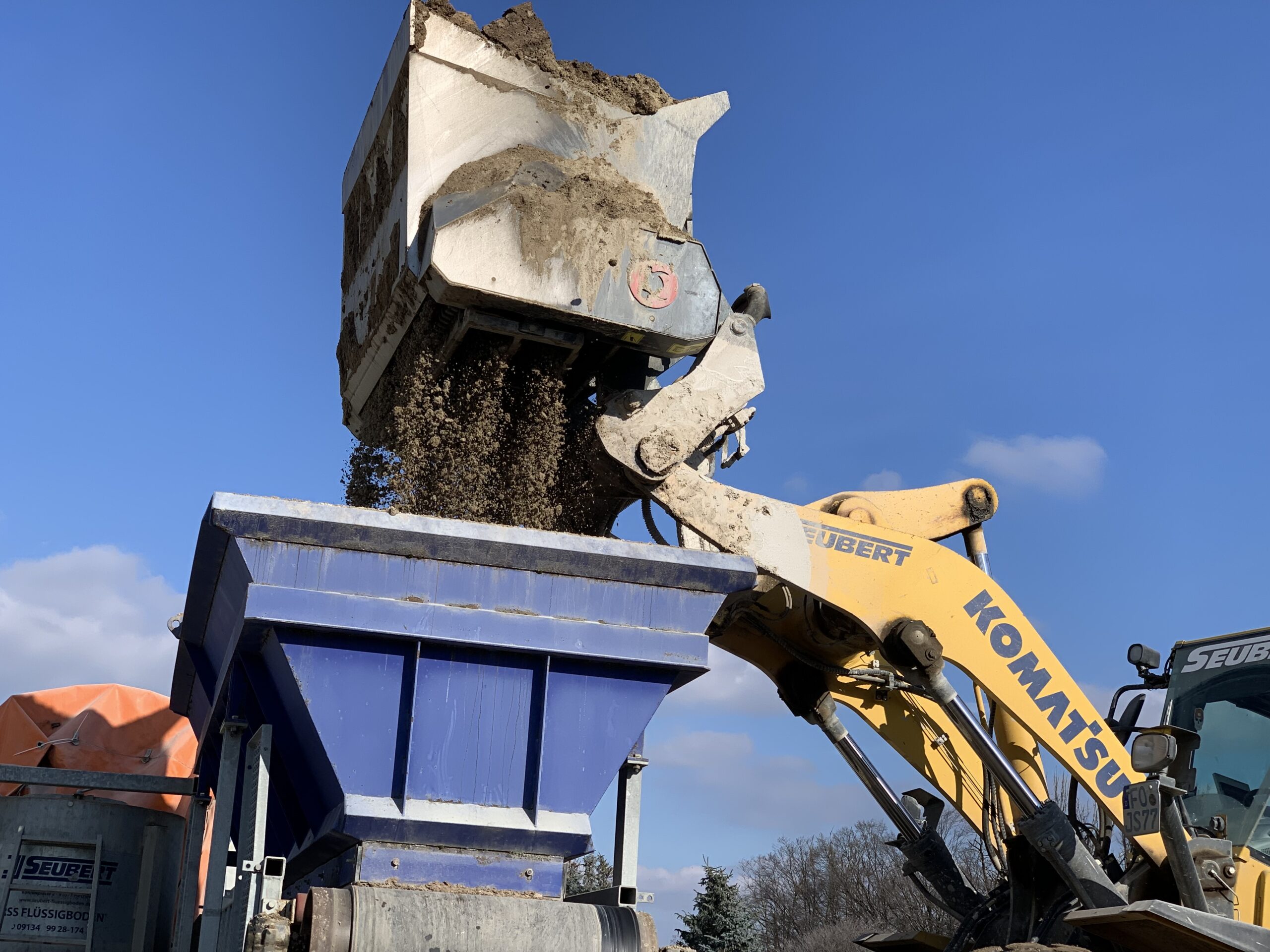 Sieblinienanpassung Flüssigboden