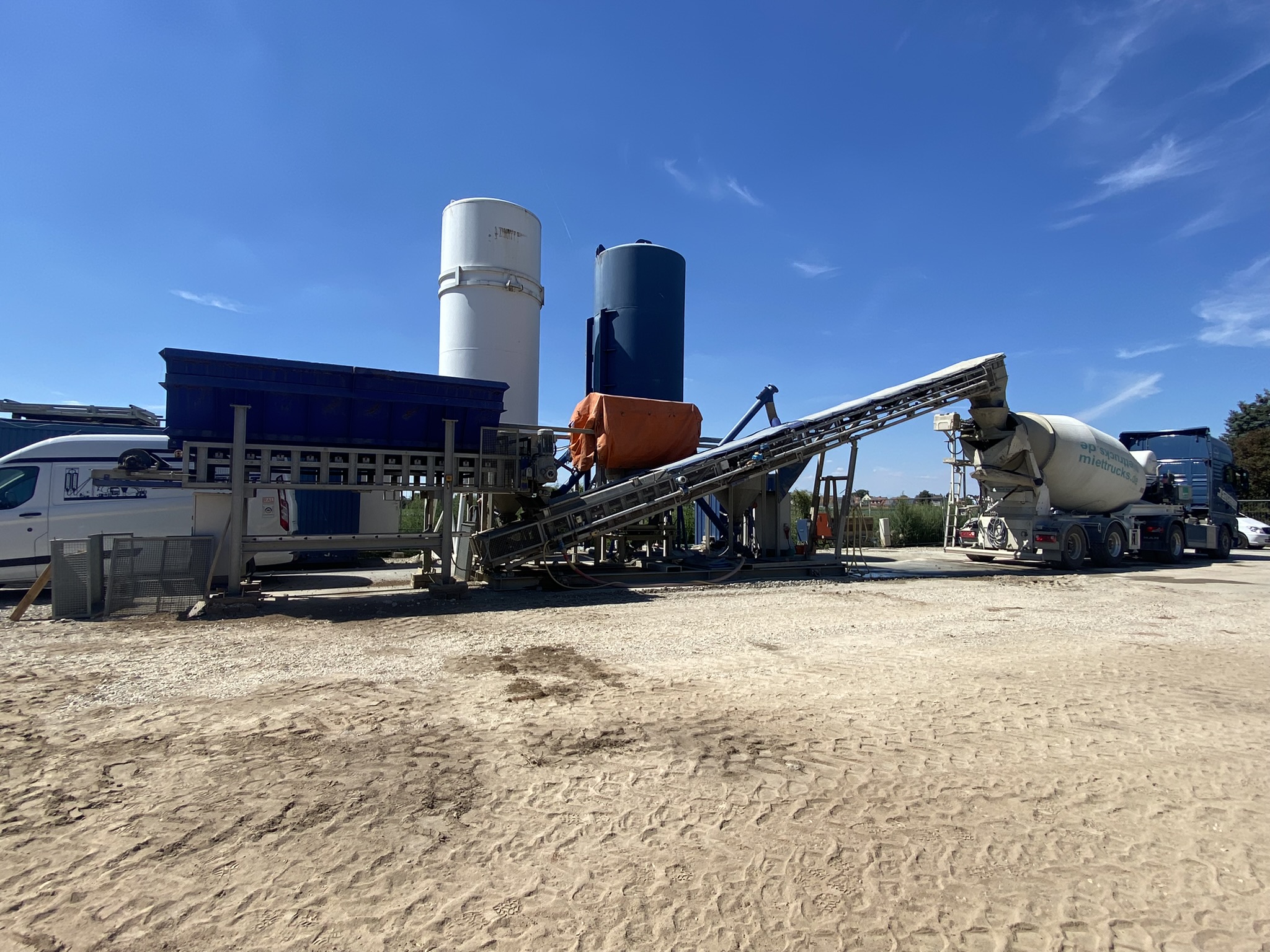 Herstellung Flüssigboden