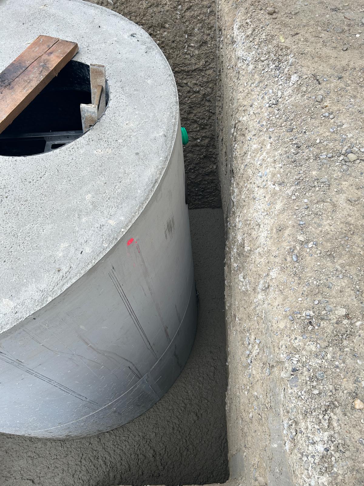 Final verfüllter Schacht